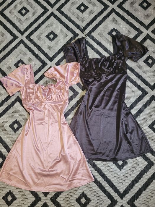 Плаття шовкове h&m шоколад і пудра платье сукня шёлковое