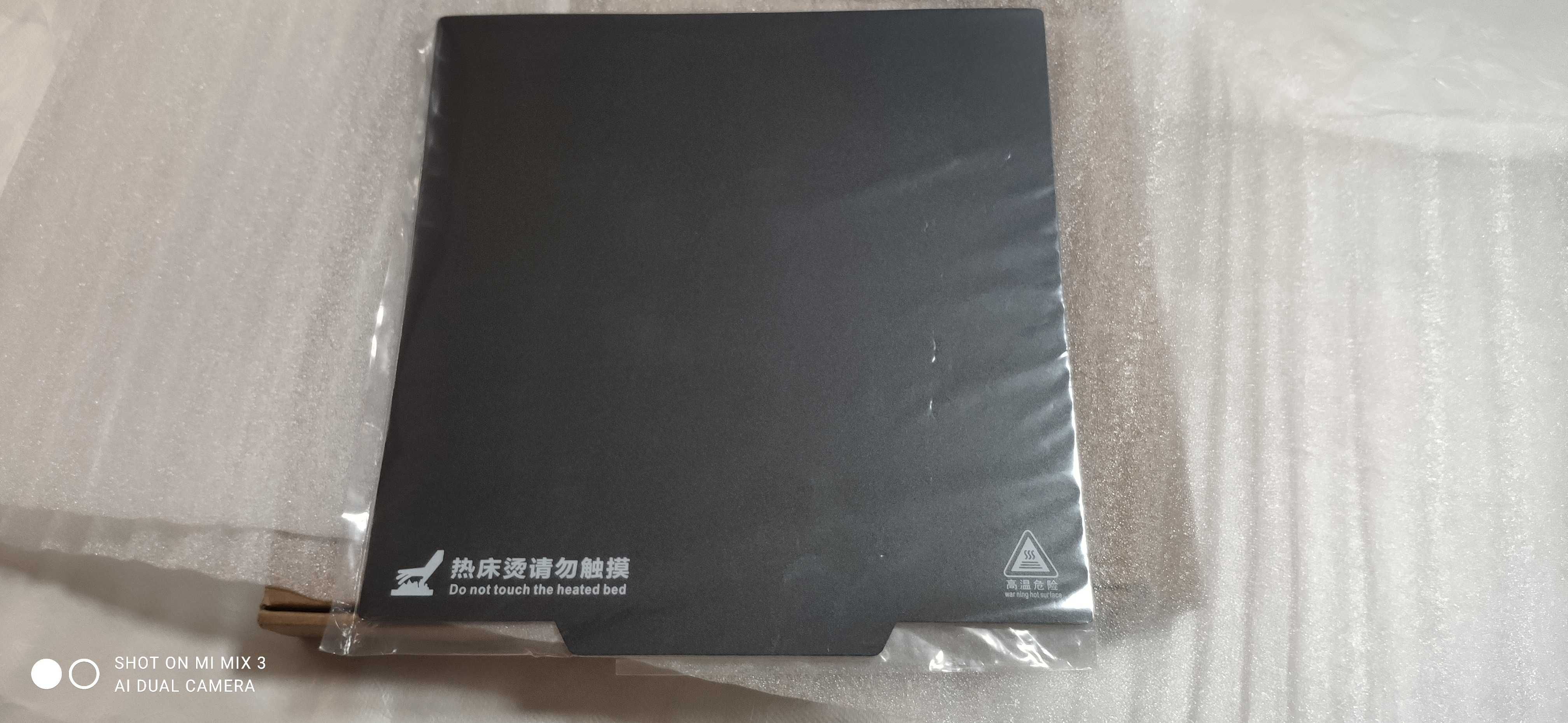 Placa de construção magnética para impressora 3d, nunca usada.