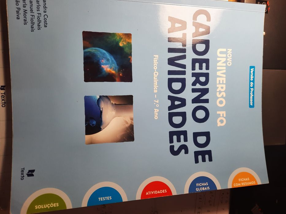 Caderno de Atividades Fisico Química  7 ano