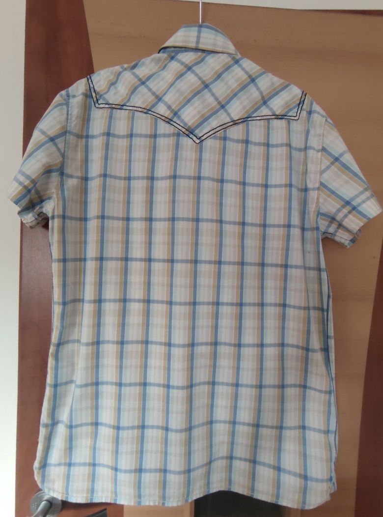 Elegancka męska koszula w kratę Levi's rozm. L