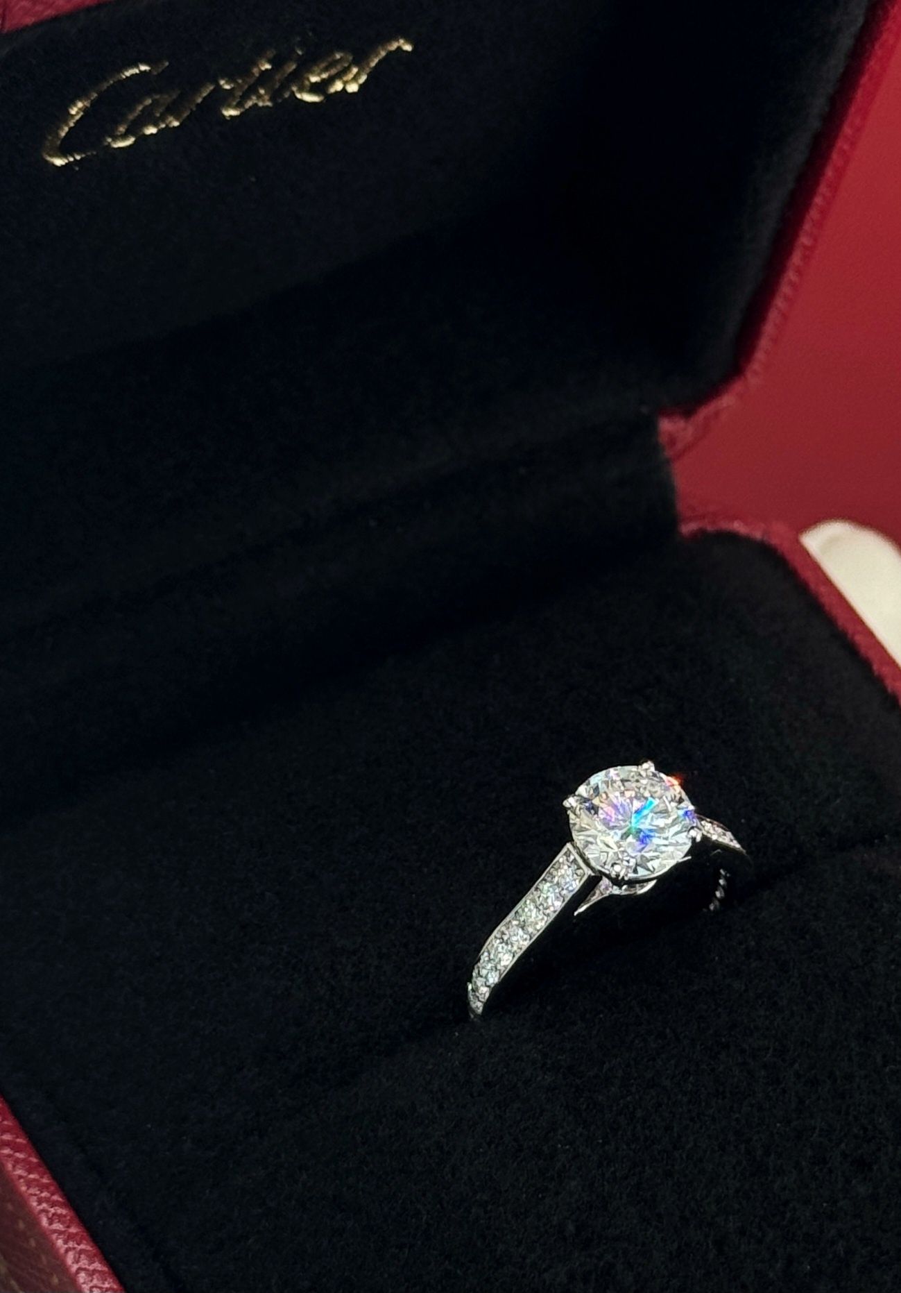Кольцо в стиле Cartier центр 1,51 сt.