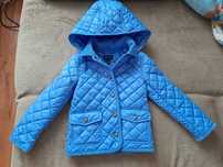 Nowa Pikowana wodoodporna kurtka Polo Ralph Lauren Barn roz. 5 110 cm