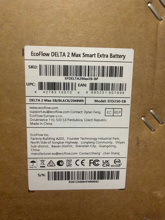 EcoFlow Delta 2 Max Extra Battery 2048Wh /Certified Refurbished