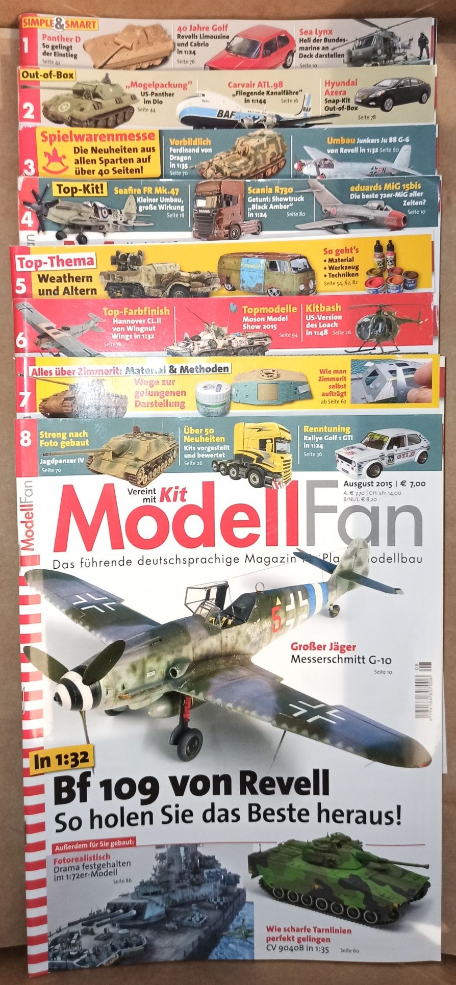 ModellFan Magazin.German model magzine collection-MODELLFAN,Modelling