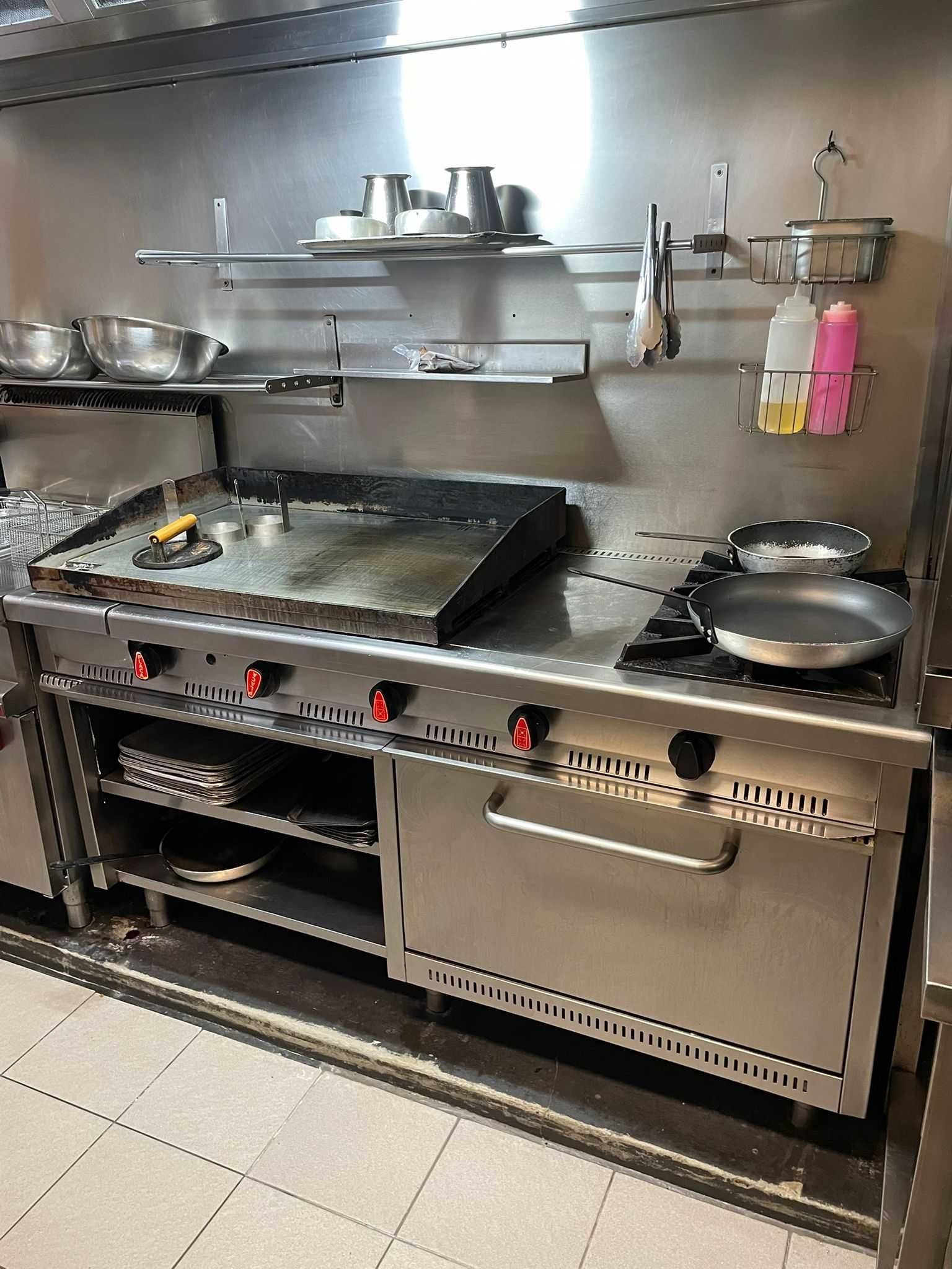 Gás Plancha profissional