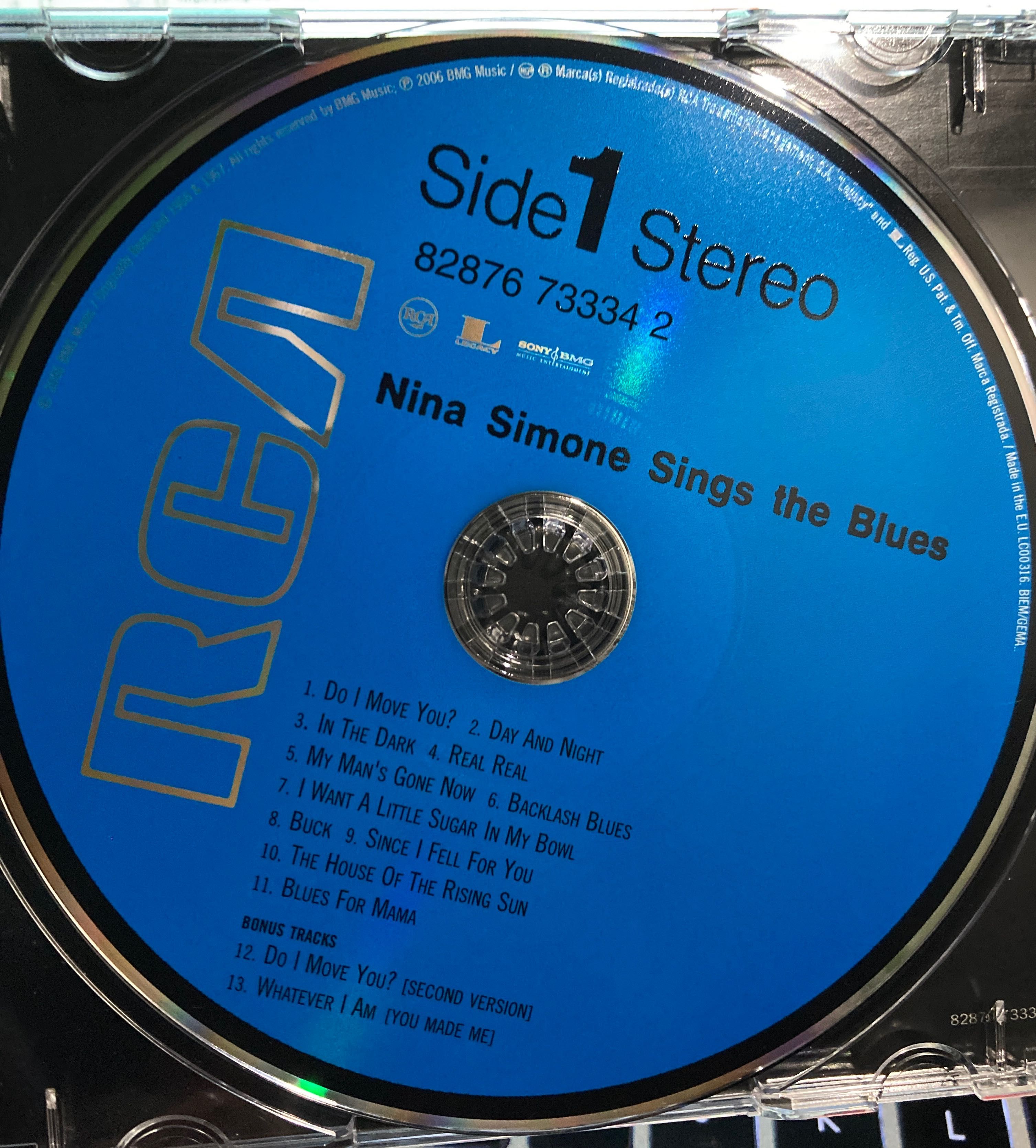 Nina Simone - Sings The Blues  [cd] Stereo