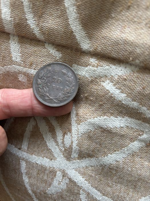 Moeda antiga  de 20  reis de 1892