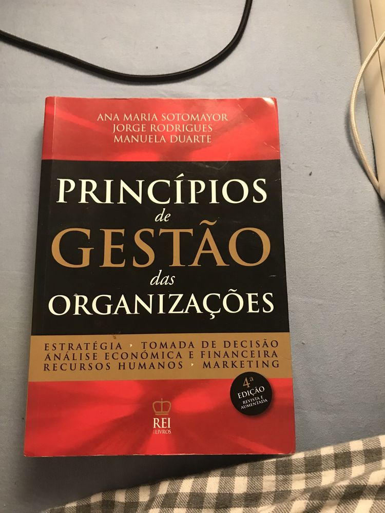 Conjunto de livros de Princípios de Gestão de Organizações