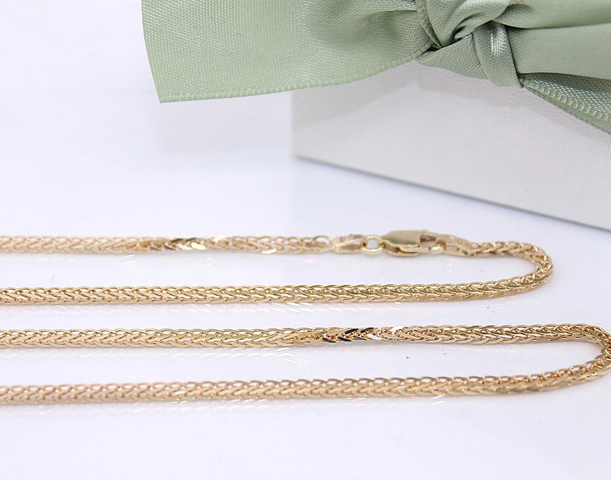 Złoty łańcuszek p.585/8,05g - splot lisi ogon