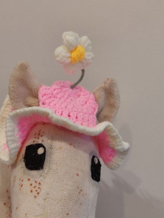 Czapeczka szydelkowa hobby horse