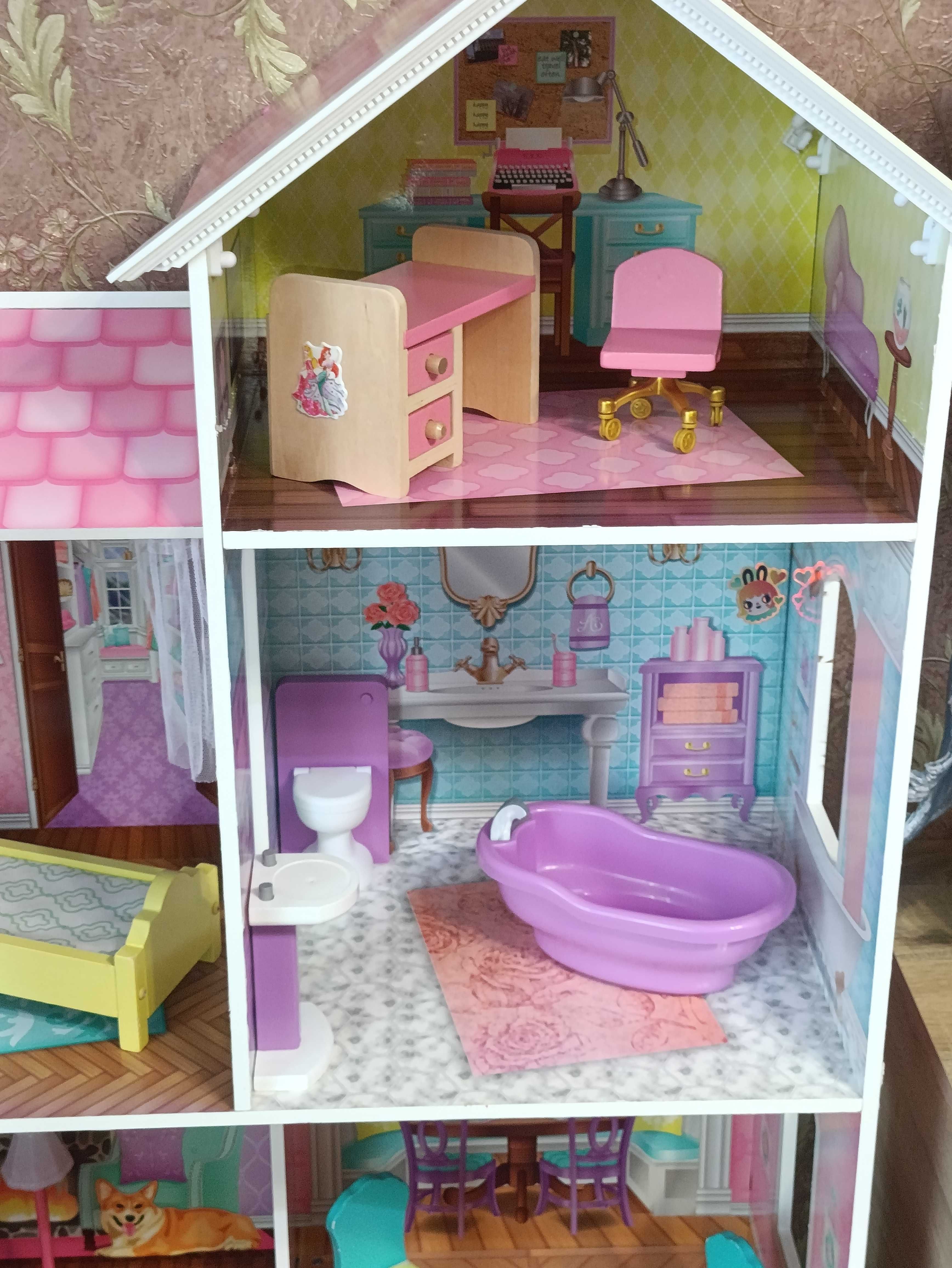 Будиночок Kensington Country Estate Kidkraft 65242 в чьотирі поверхи