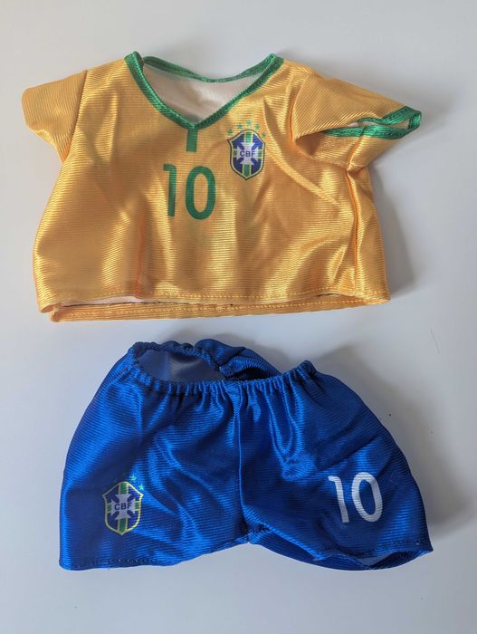 Плюшевий медвідь футболіст/ м'яка іграшка/ подарунок футболісту/ 35 см