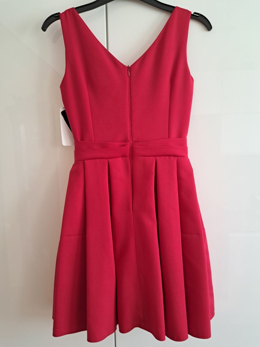 Aster nowa czerwona sukienka tiul  34