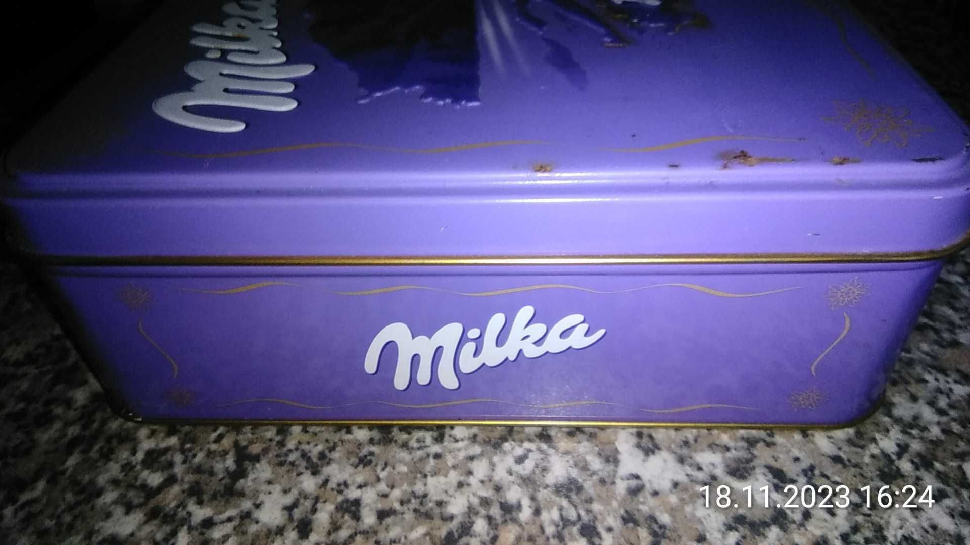 Milka puszka z cyny limited edition 1901 do 2001