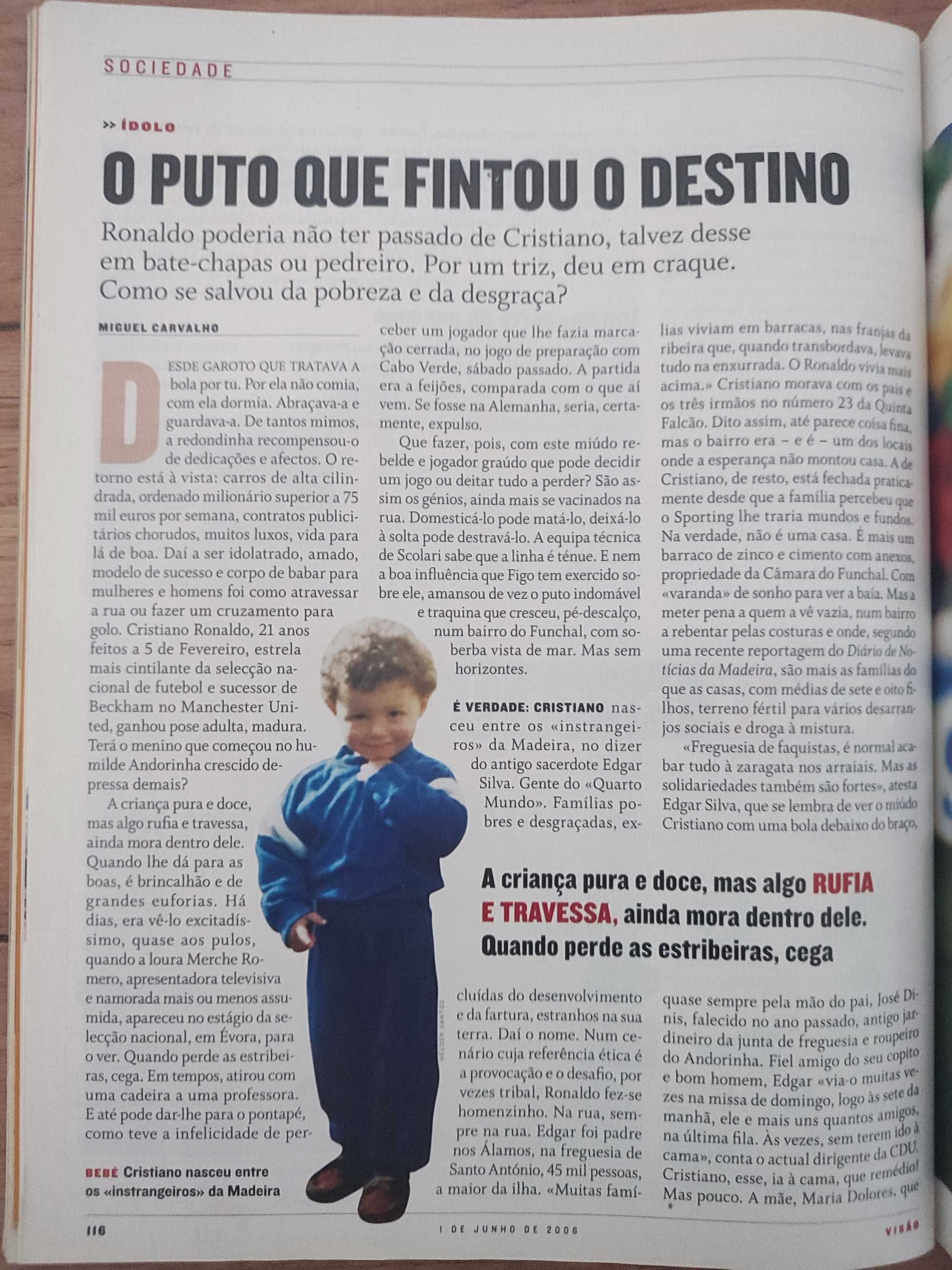 Revista Visão - Cristiano Ronaldo