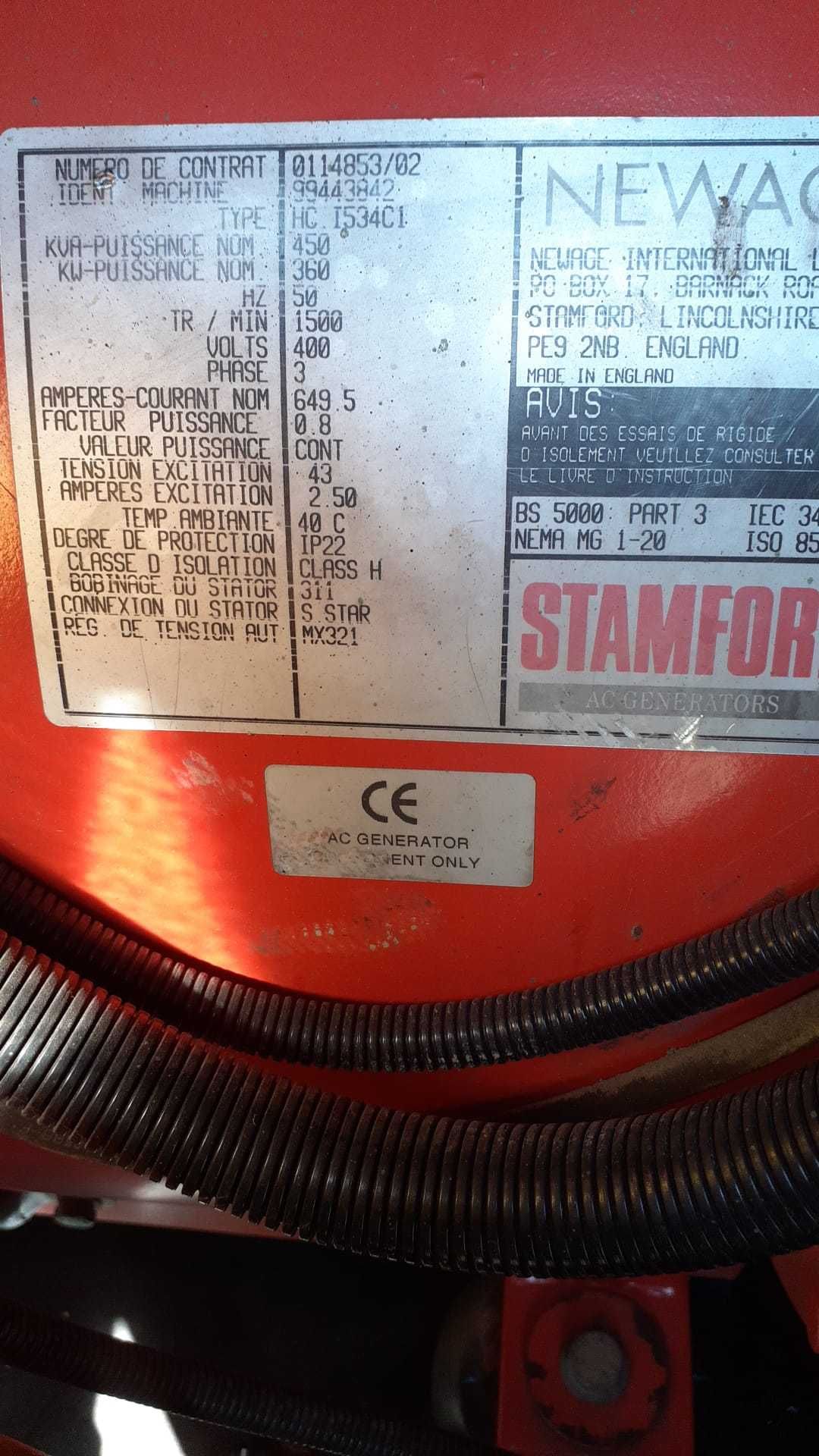 Agregat Prądotwórczy 280KW