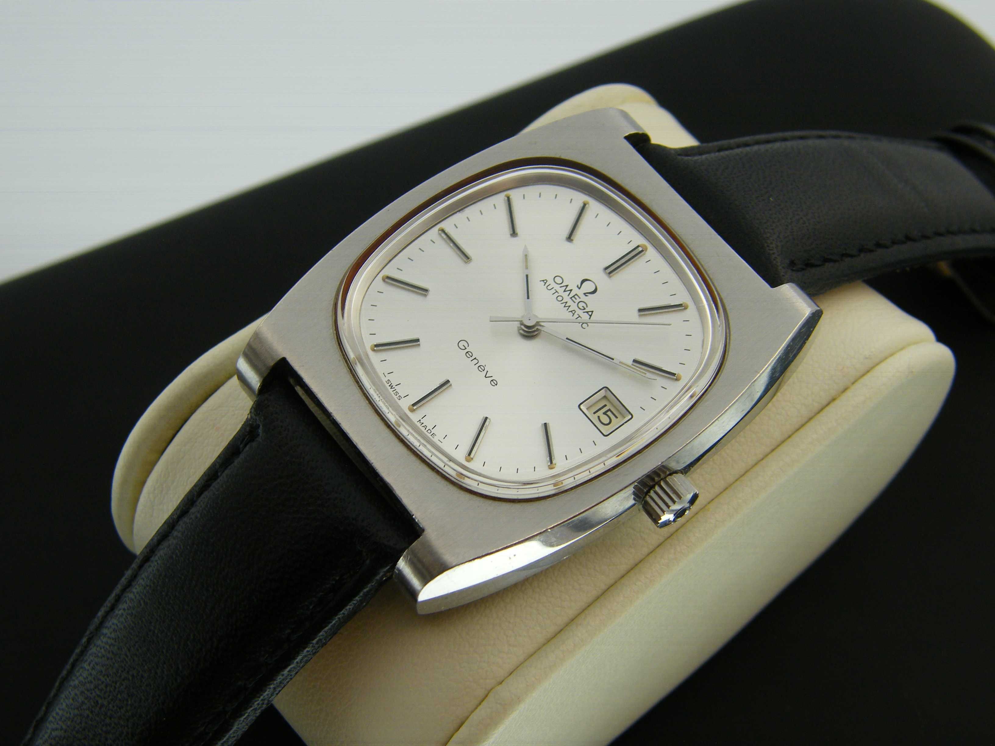 Omega Geneve Automatic Vintage w Stali Piękna