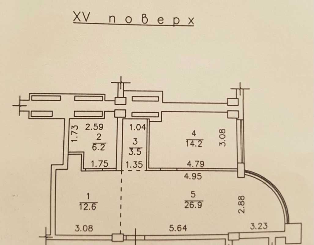 1-комнатная квартира ЖК Армейский, парк Победы