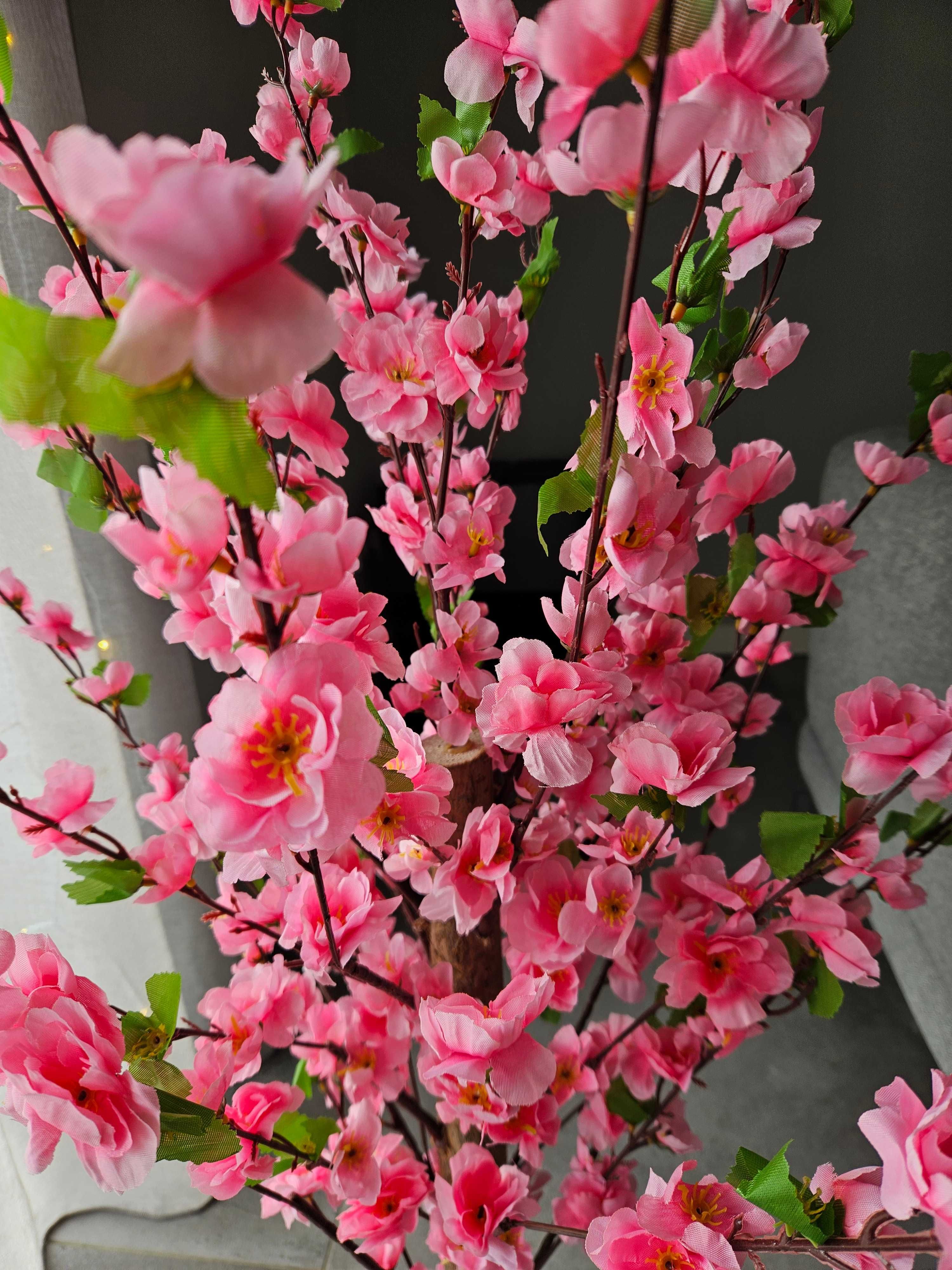 Sztuczne drzewo wiśnia kwiat ozdoba cherry blossom 100cm