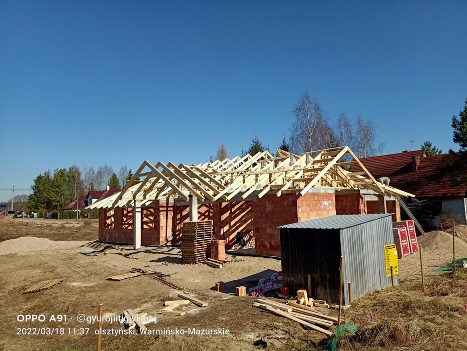 Kompleksowa budowa dachów, tarasów