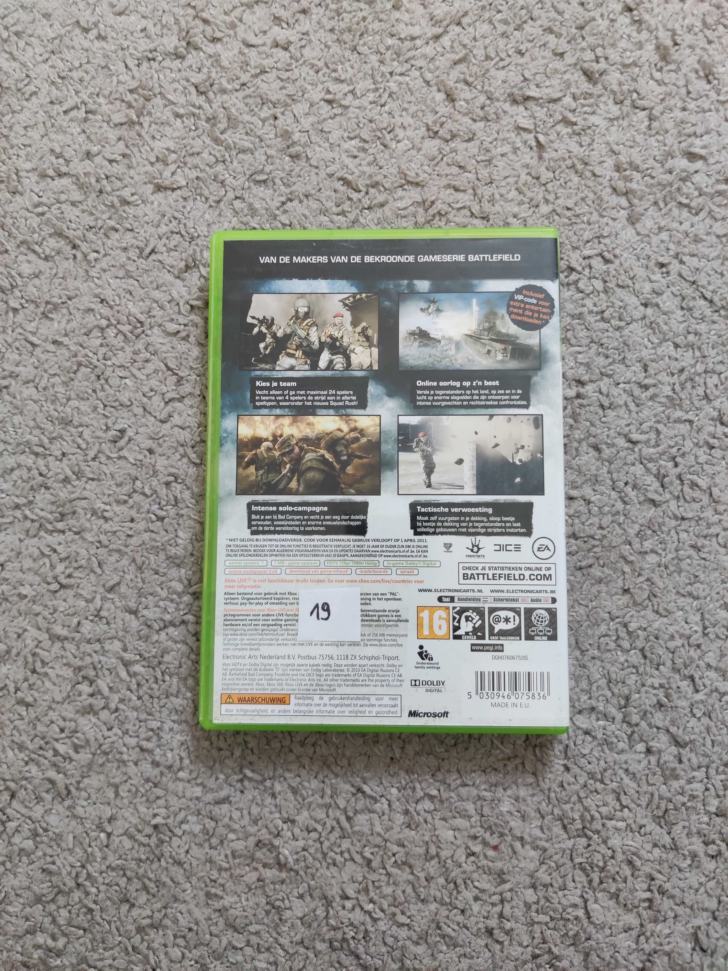 Gra XBOX 360 / Battlefield Bad Company ( język PL)