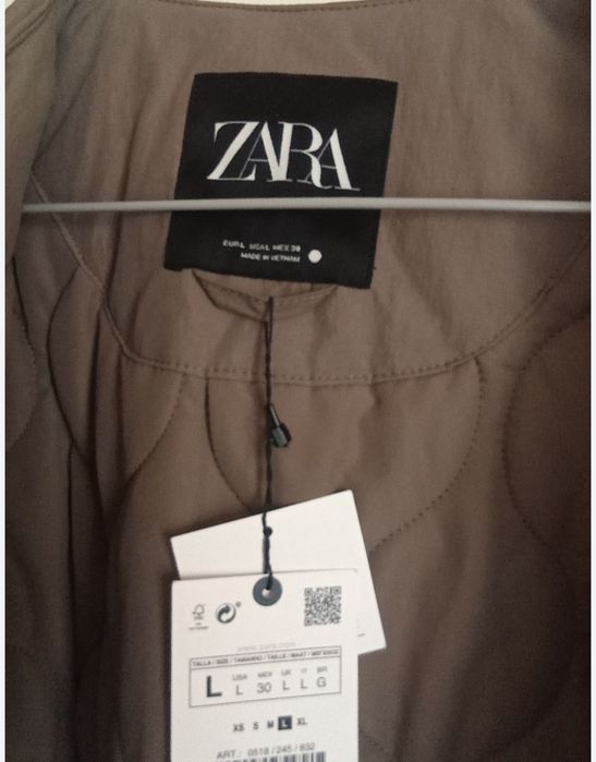 Kurtka Zara L pikowana