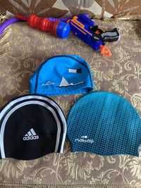 Фірмові шапочки для плавання дитячі nabaiji, speedo, adidas