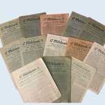 Lote com 13 Boletins “O Militante” 1953 a 1959 - PCP