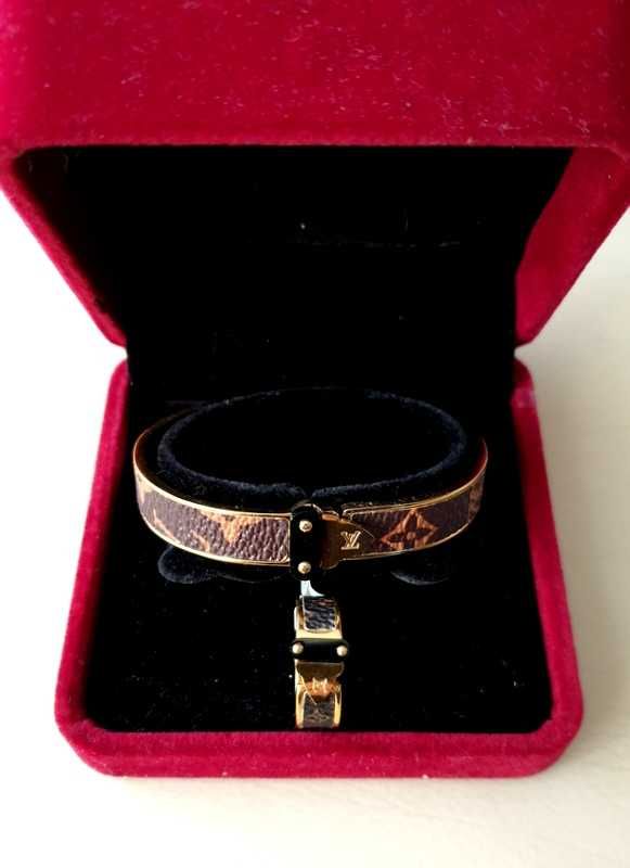 Louis Vuitton komplet pierścionek roz 18 i bransoletka nowy w pudełku
