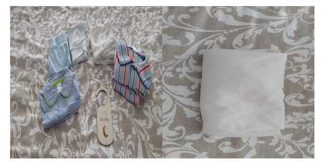 Enxoval completo de bebé menino dos 0 aos 12 meses – excelente estado