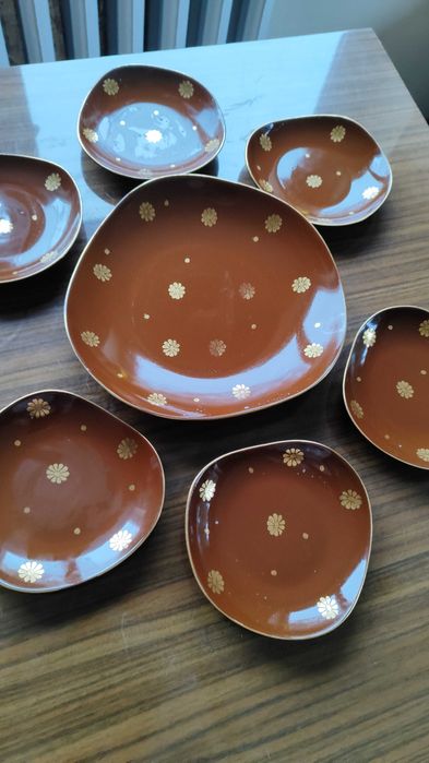 Talerze, kubki, filiżanki, ceramika prl