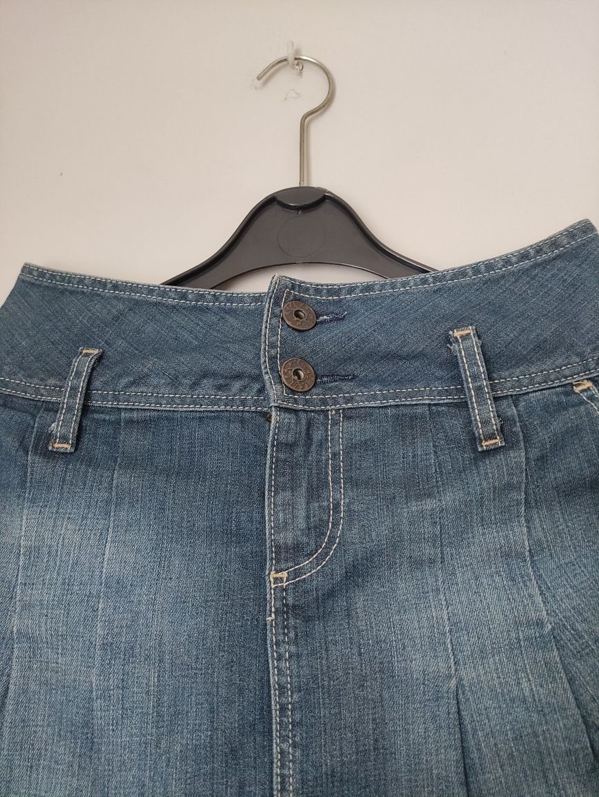 Jeansowa spódnica damska H&M M