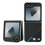 Etui Bmw Carbon Tricolor Na Samsung Galaxy Z Flip 6 - Czarne