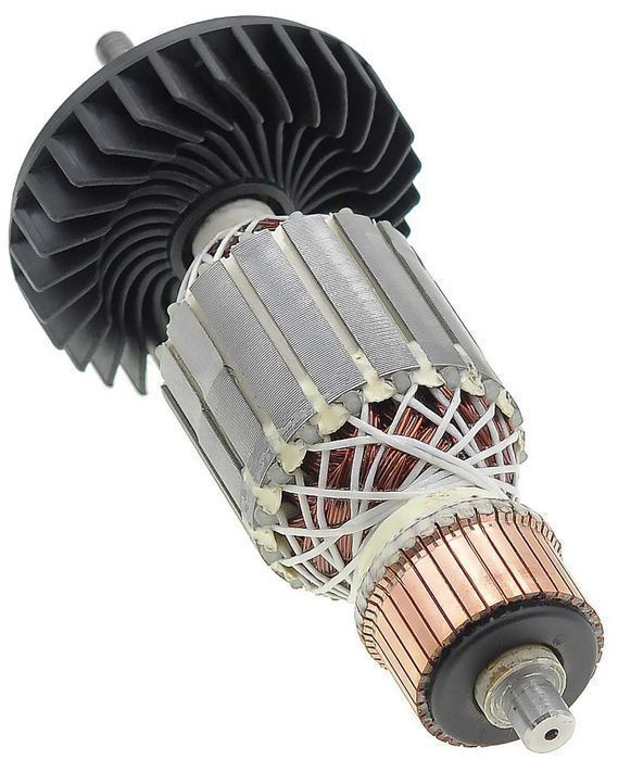 Якорь болгарки Makita 9020 (202*54 посадка 9мм) 1 кл 517793-7, як1340