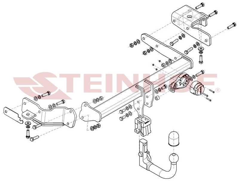 WYPINANY HAK Holowniczy + Moduł 7 pin do Hyundai Santa Fe IV Facelift
