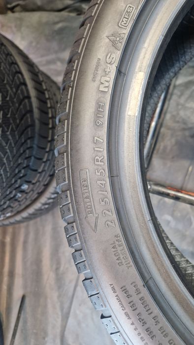 4x 225/45/17 Dunlop SpWinterSport 3D DSST/8mm/SUPER STAN/ JAK NOWE