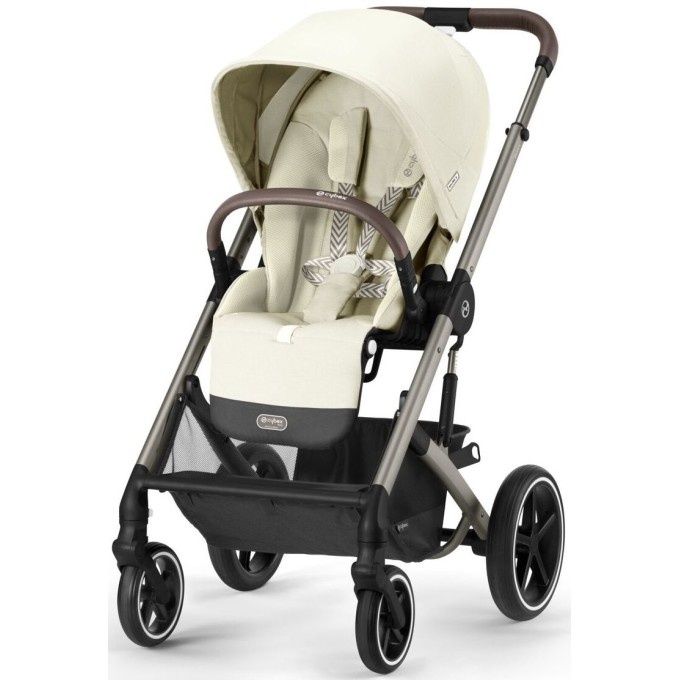 Коляска Cybex Balios S Lux Taupe 2 в 1 Seashell Beige