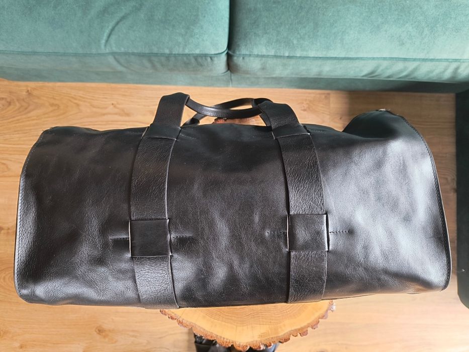 Elegancka skórzana torba Cholewińskii TB-644 - stan idealny