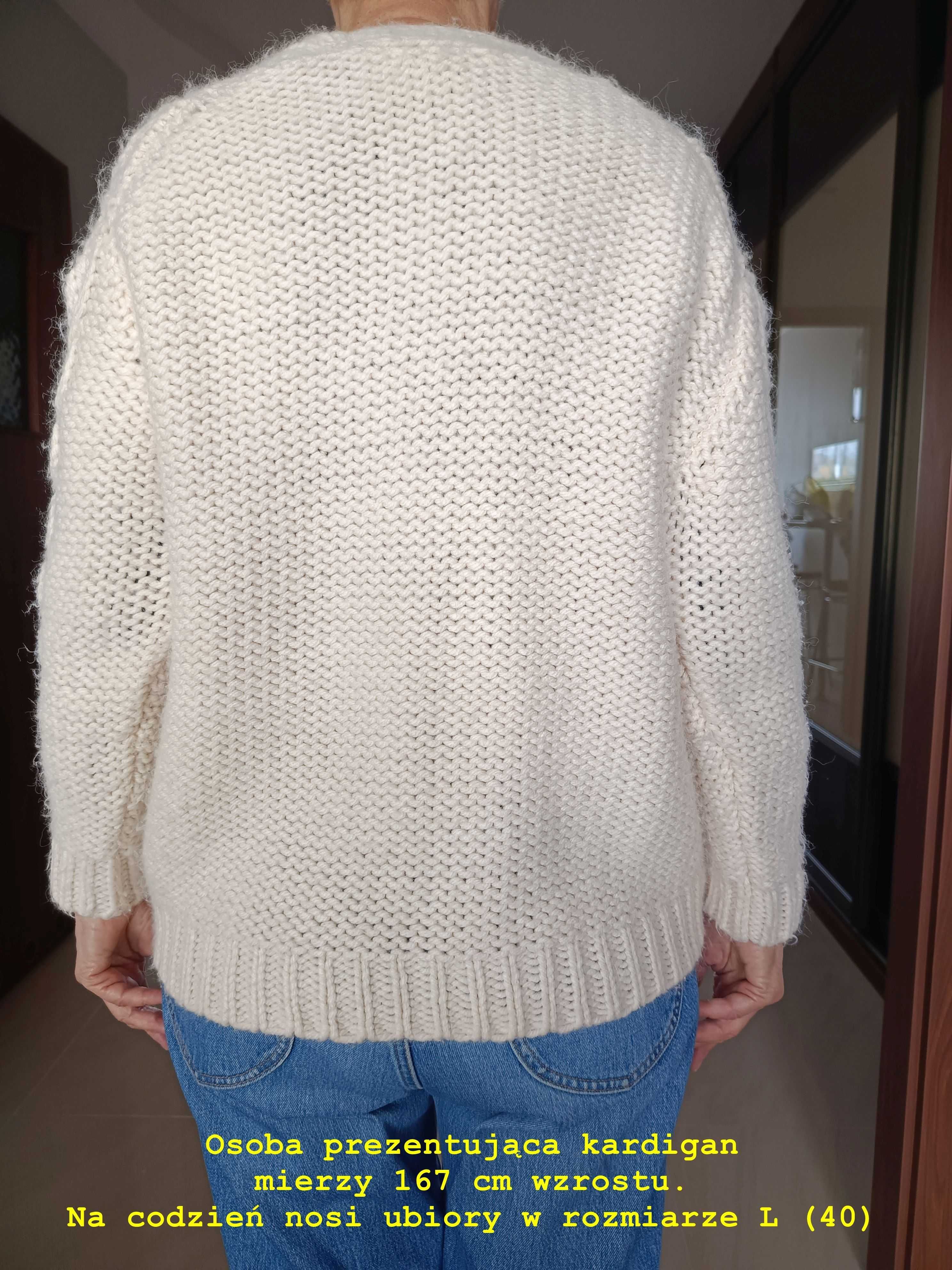 Sweter (kardigan) damski MNG (MANGO) + darmowy upominek