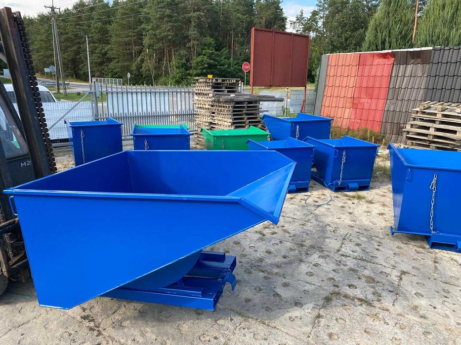 Kolibka 1,5 m3 kontener do segregacji transportu do wózka