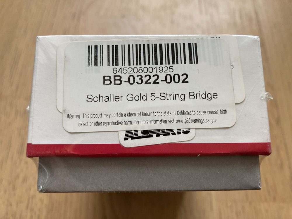 Schaller High Mass 5 String Bass BRIDGE бридж струнодержатель для бас