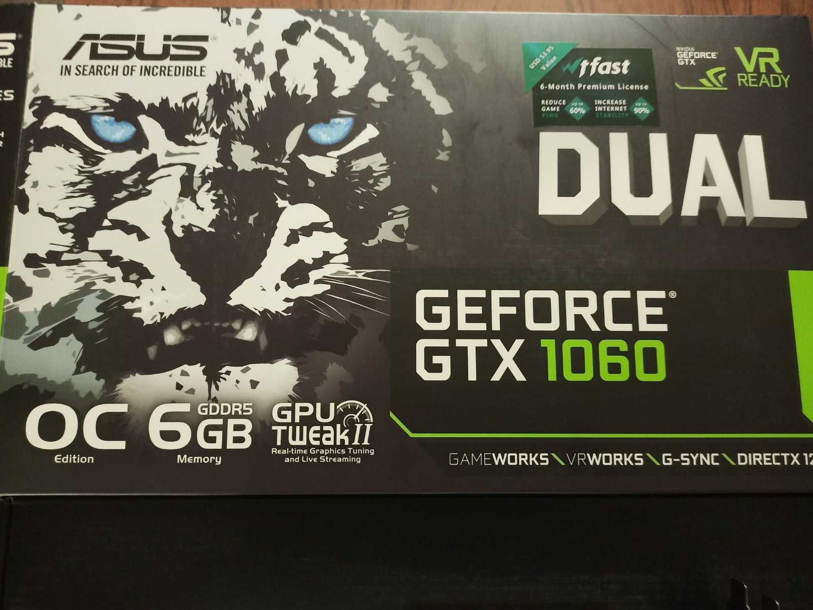 Відеокарта ASUS GTX 1060 6Gb Dual OC