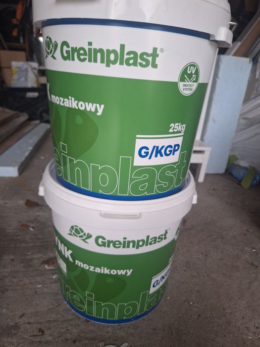 Greinplast, tynk mozaikowy, szary, Ral 7046