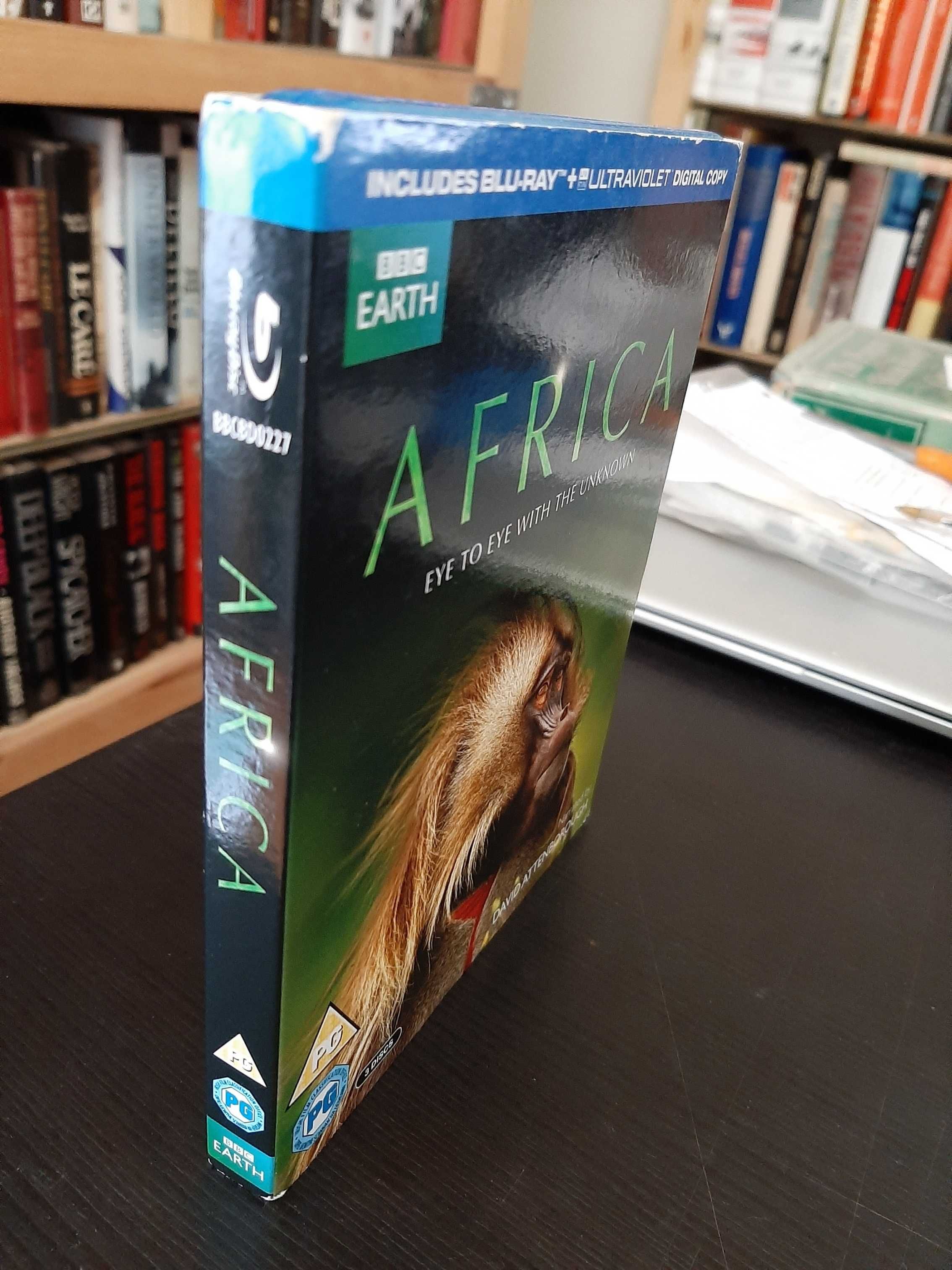 Africa - narrado por David Attenborough - BBC Earth - 3 Discos Blu Ray