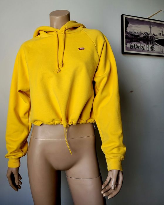 Levi's crop top bluza z kapturem damska S