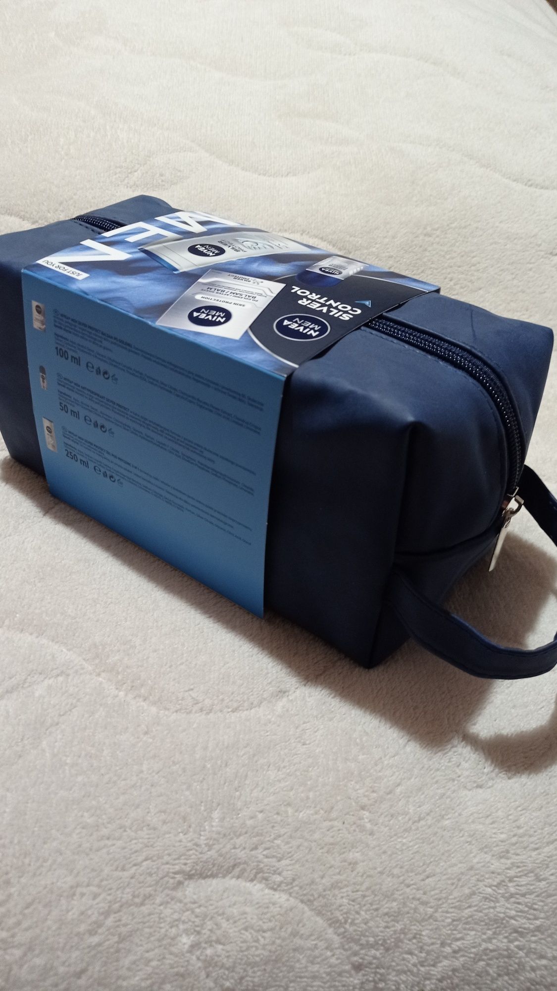 Nivea Men Silver Control+kosmetyczka - zestaw męski NOWY