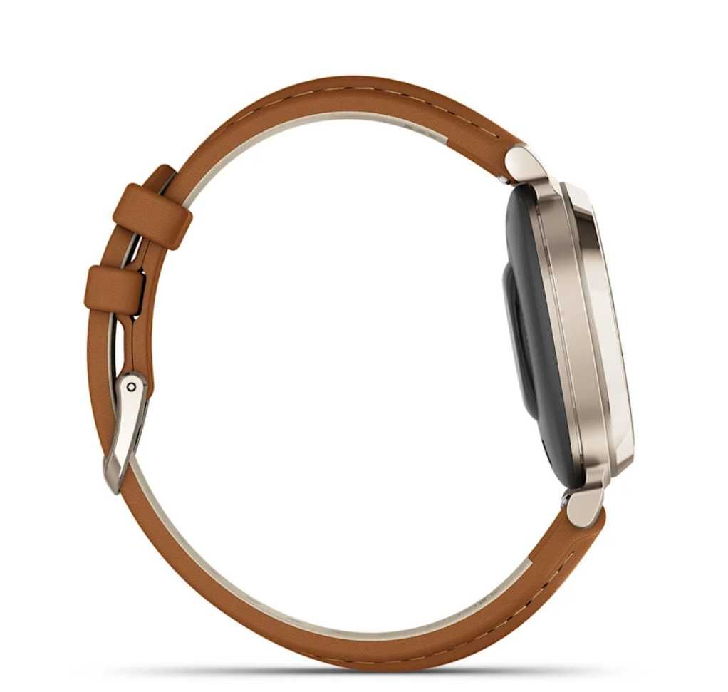 Garmin Lily 2 Classic Cream Gold шкіряним ремінцем 010-02839-02