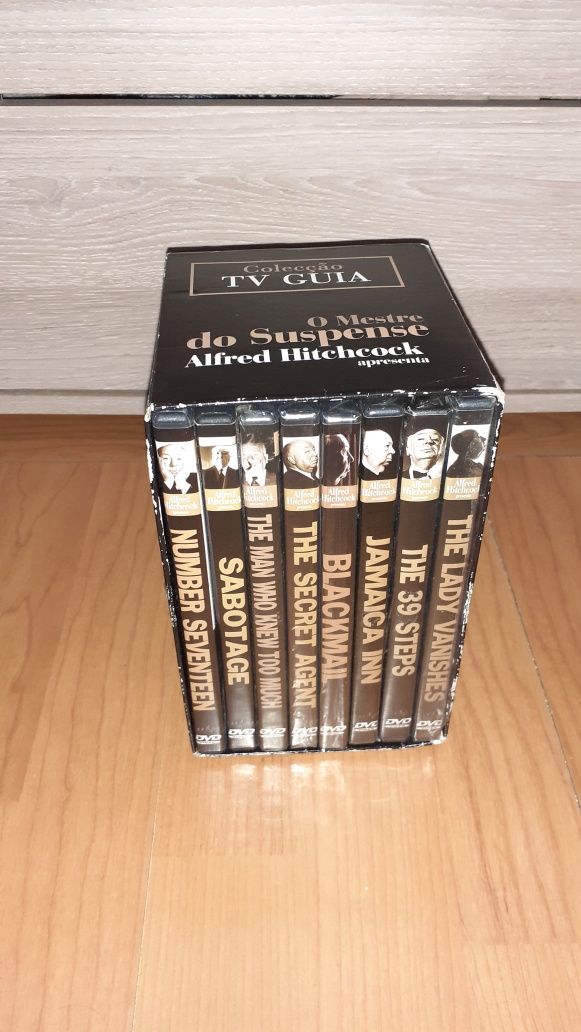 Coleção dvds filmes Alfred Hitchcock Semi-novo