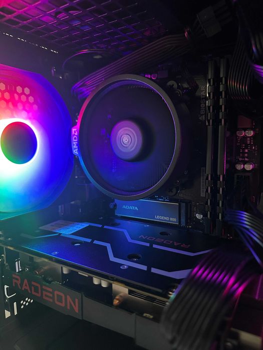 Komputer do gier  Ryzen 5500  RX 6600 XT 32GB  1TB FV23% Gwarancja 24M