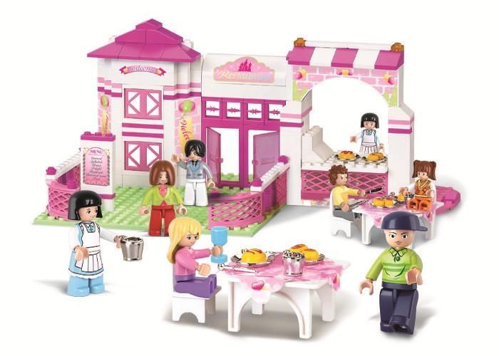 Конструктор Sluban «Кафе» (306 деталей, 8 фігурок)